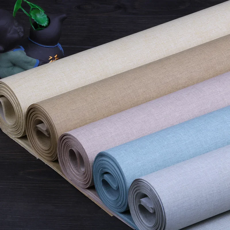 Batik Xuan Paper Antique Brush Calligraphy Works Half Ripe Rice Paper Small Regular Script Seal Script Running Script Xuan Paper