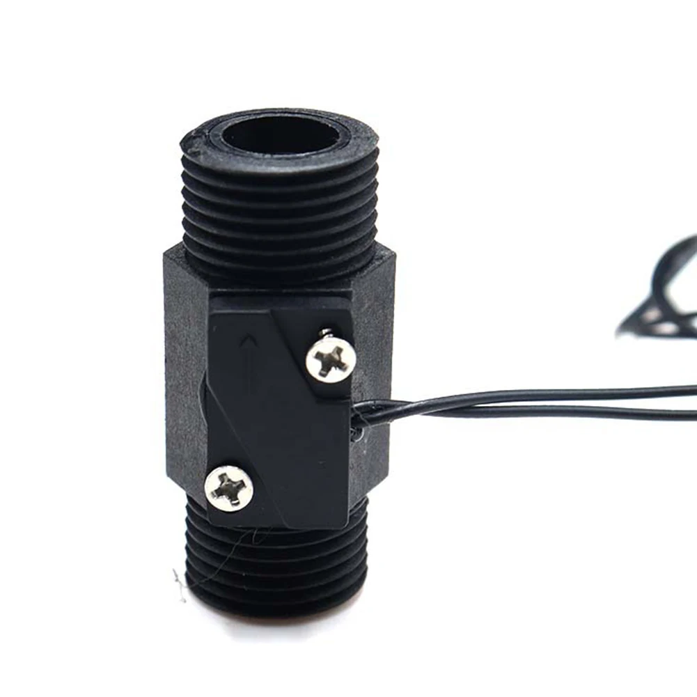 Water Flow Switch with 1/2 G1/2 Connection for Welding Machines Water Circulation Control 0-110V DC AC Compatible