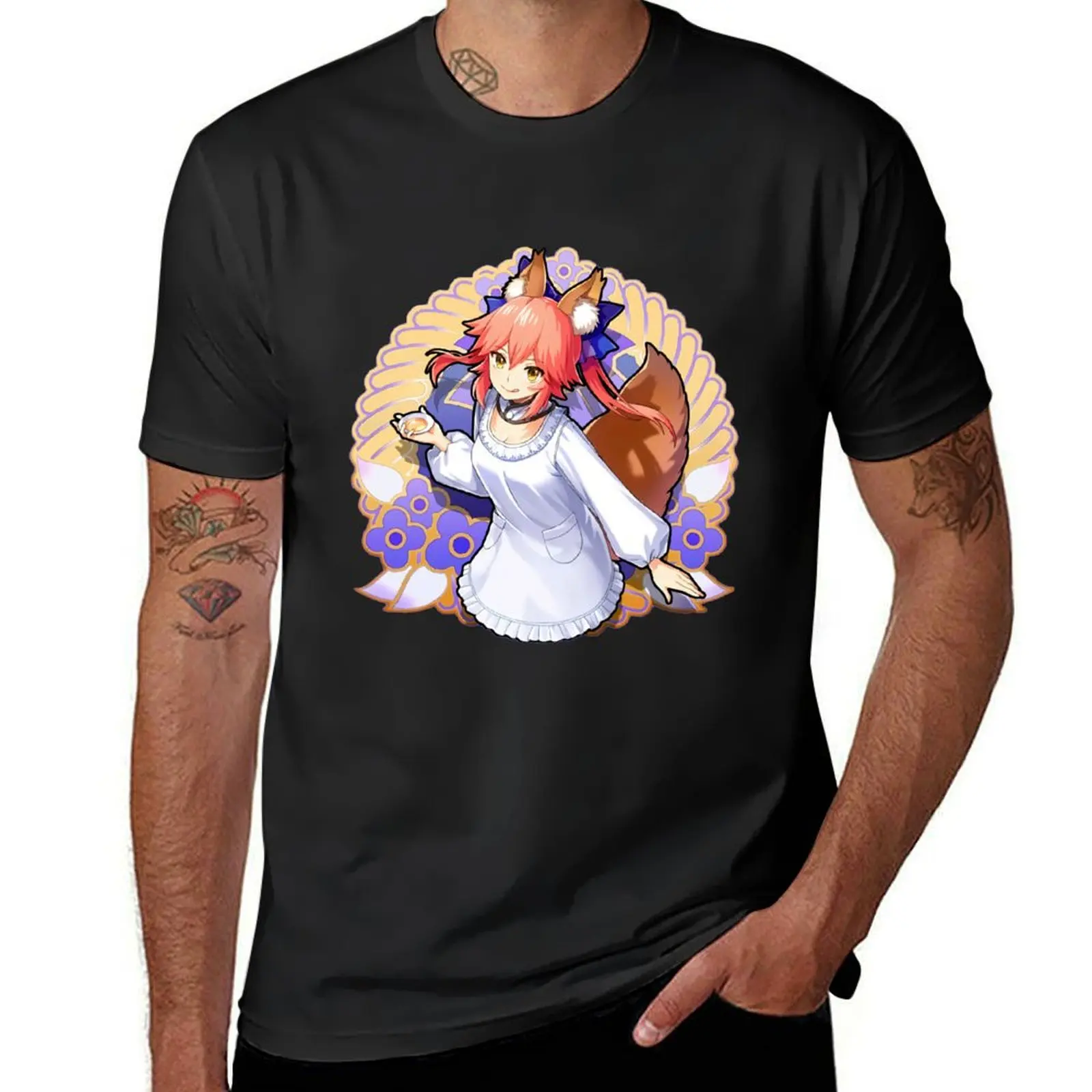 

Fate Grand Order - Tamamo no Mae T-Shirt shirts graphic tees korean fashion funnys for a boy slim fit t shirts for men
