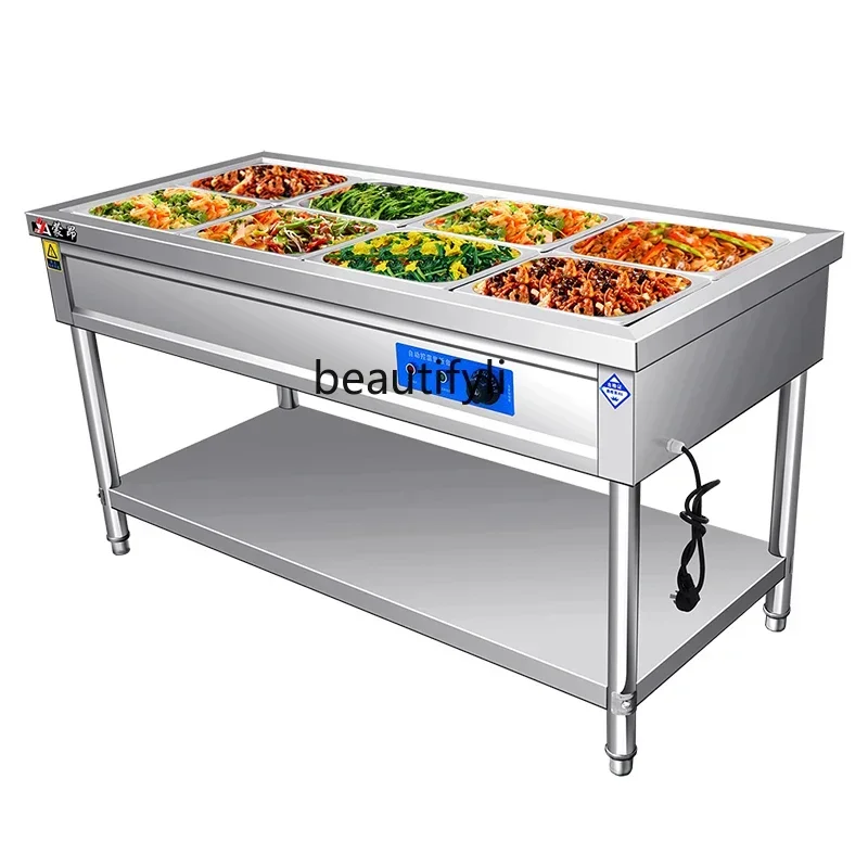 lbExtra thick engineering fast food insulation table commercial electric heating insulation sales table fast food truck