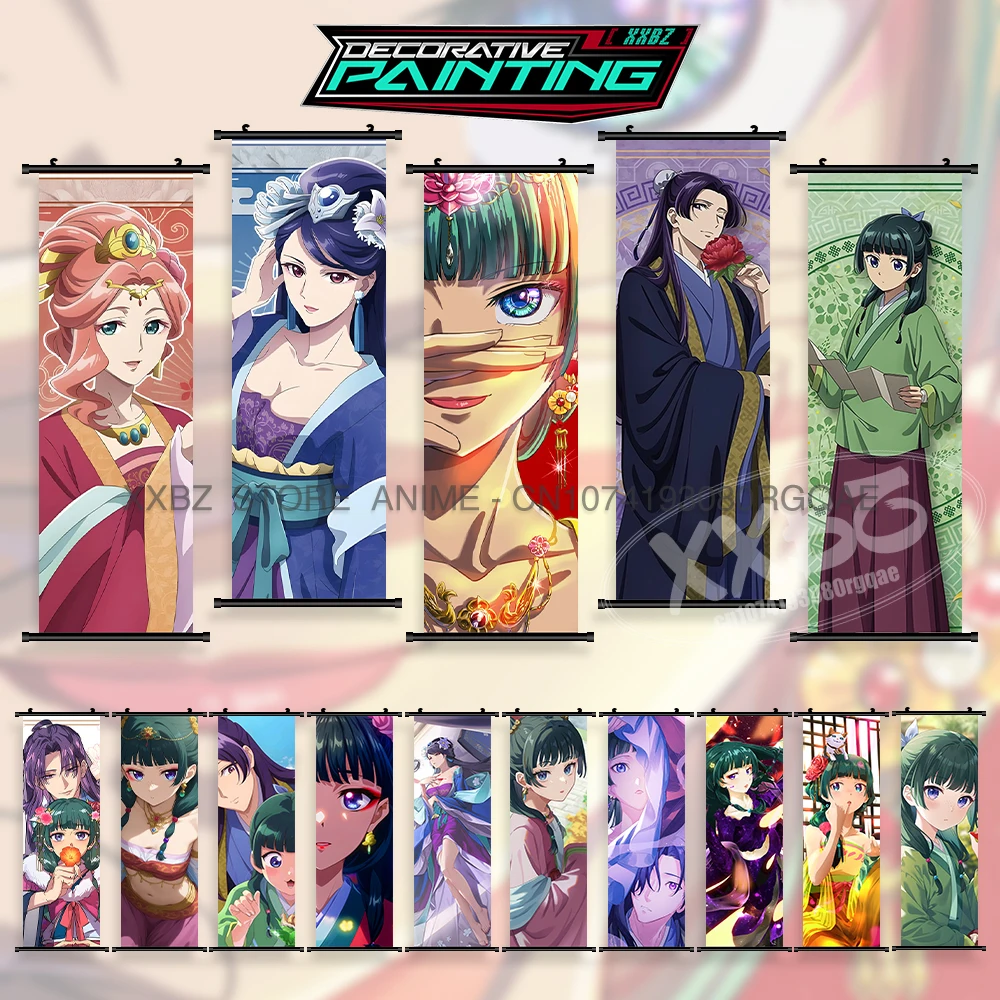 

The Apothecary Diaries Wall Scroll Picture Maomao's Imperial Adventures Exquisite Art Details Hanging Painting For Anime Fans