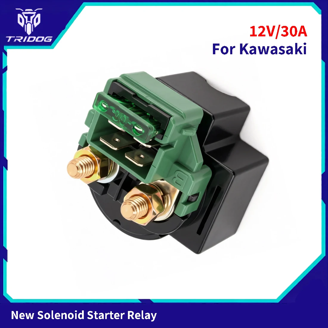 Starter Relay Solenoid For Kawasaki KLF 220 250 Bayou EL250 Eliminator N500 EN500A Vulcan VN1500 VN800 27010-1243 27010-0778