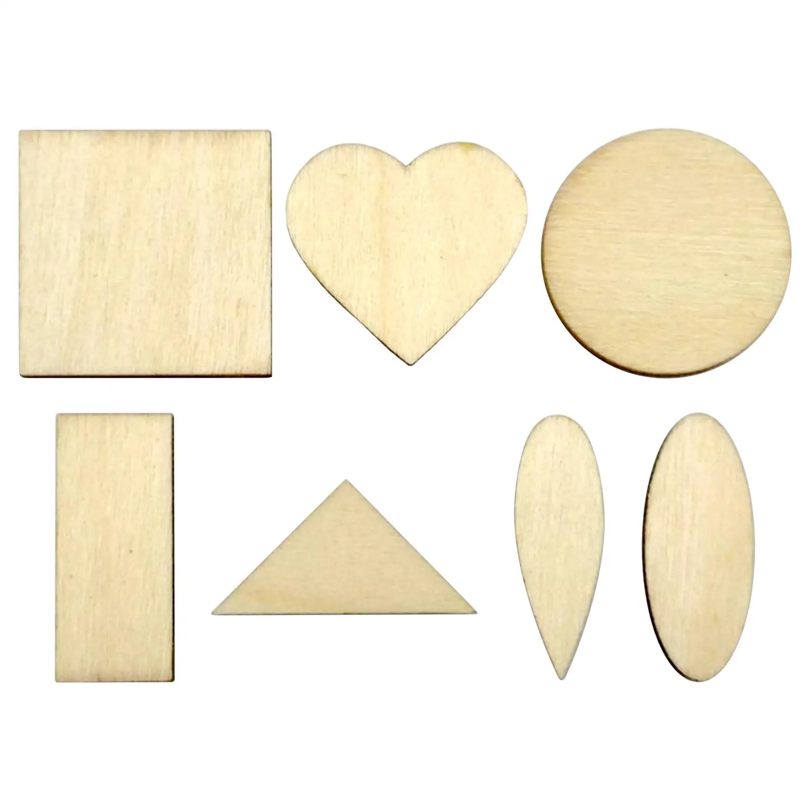 

Unfinished Wooden Square Slices Raw Wood Blocks for Creative Painting Carving and Christmas Party Decoration Crafts