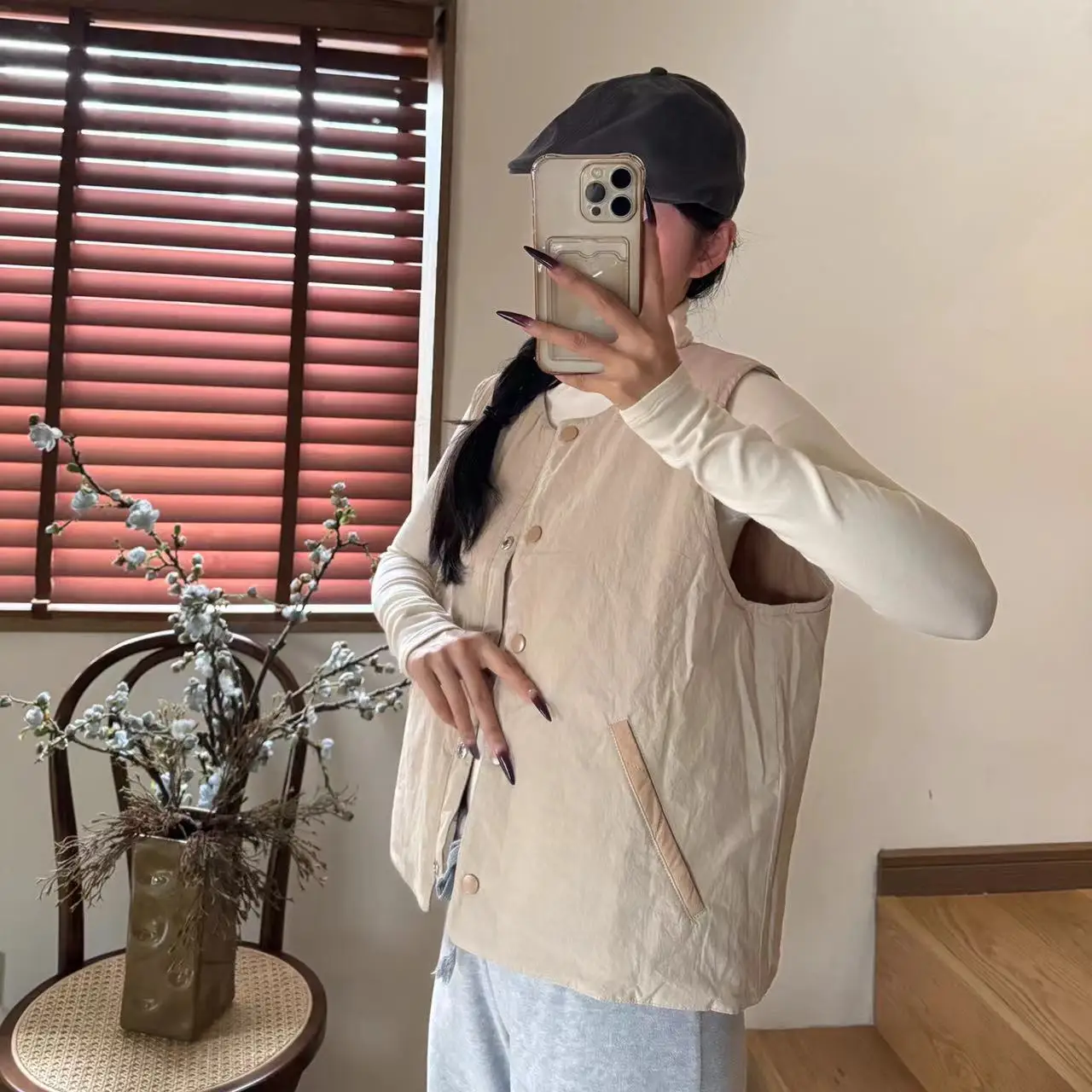 JohnMobCotton-Veste en GlaJacket de Coton Chaud pour Femme, Veste Fine Décontractée, Render At, Automne, Hiver, Nouveau, 2025