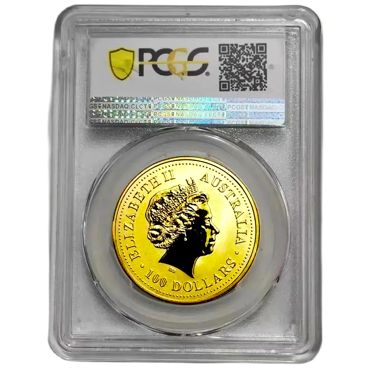 2000 Australia Chinese Dragon Loong Coins - 24k Gold Plated Tungsten Coin - Holder PCGS MS69 - High quality Sealed- Non-Magnetic