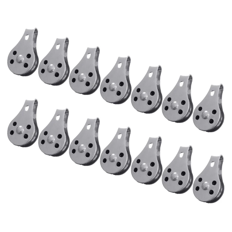 Heavy Duty Steel Single Wheel Lifting Rope Pulley Block Stainless Steel Drosphip