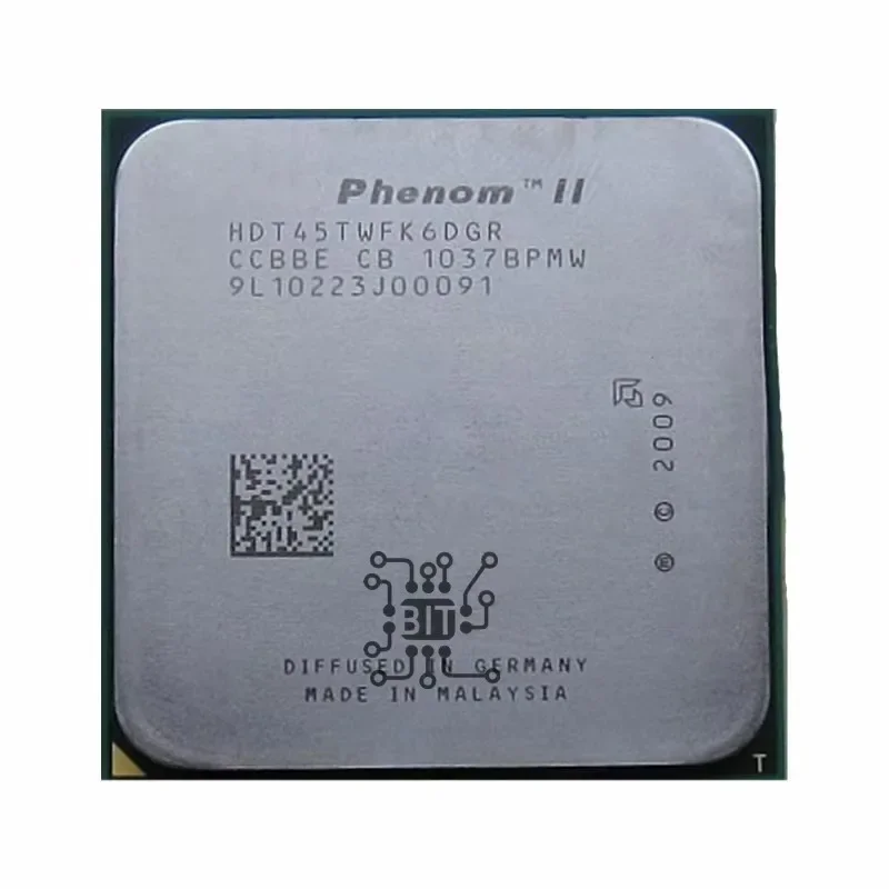 Phenom II X6 1045T 1045 2.7 GHz six-core CPU Processor HDT45TWFK6DGR Socket AM3