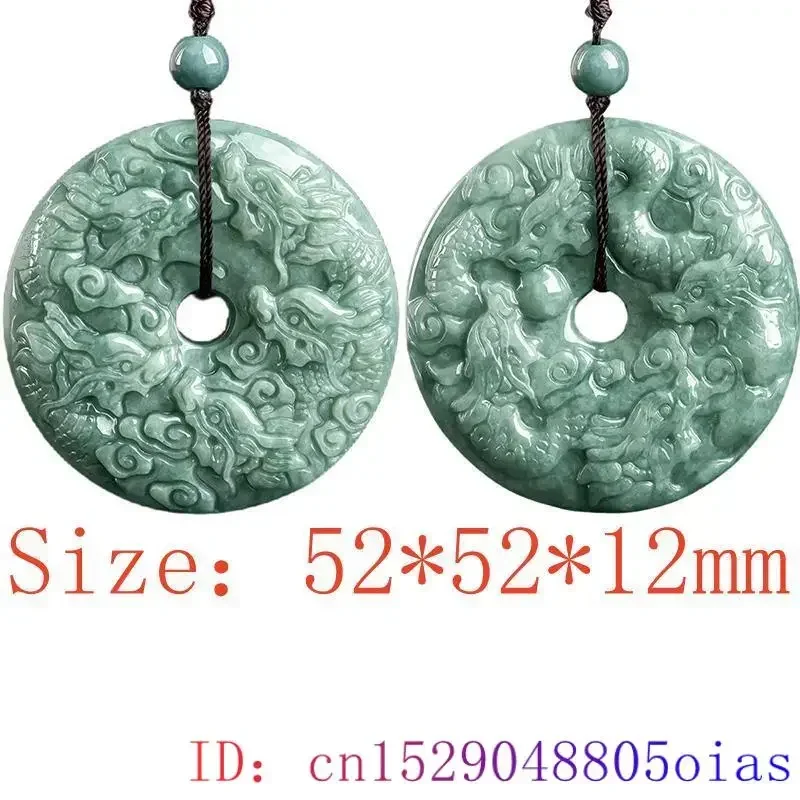MC Natural Green Jadeite Pendant Necklace 8