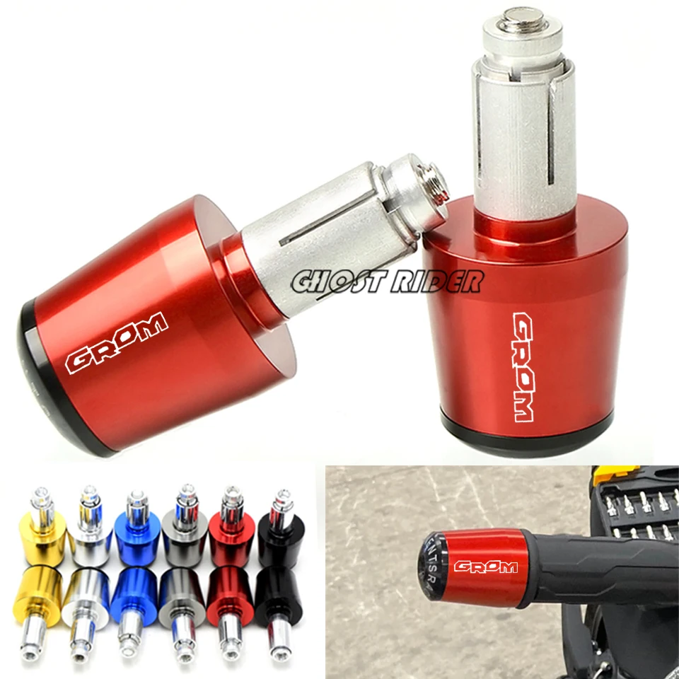 For Honda MSX125 Grom MSX 125 2013-2020 2019 2018 Motorcycle CNC Handle Bar Handlebar Grips Cap End handle Plugs cap Accessories view 3