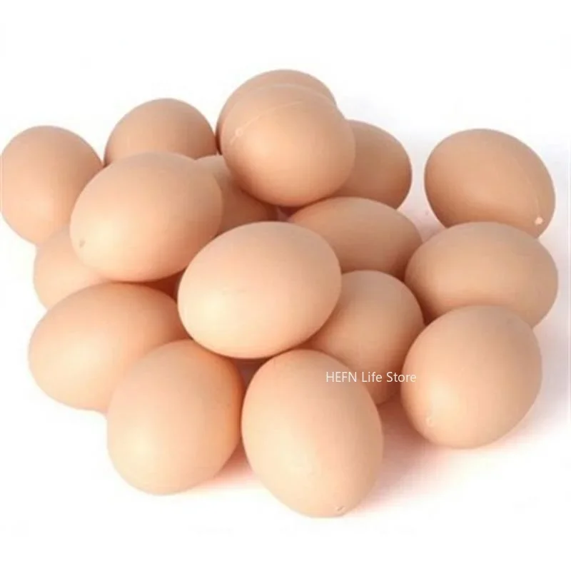 Small Fake Eggs for Chicken House, Farm Animal Supplies, Cages Accessories, Guide Chicken Nest, Egg Painting, 5.5x4cm, 1Pc