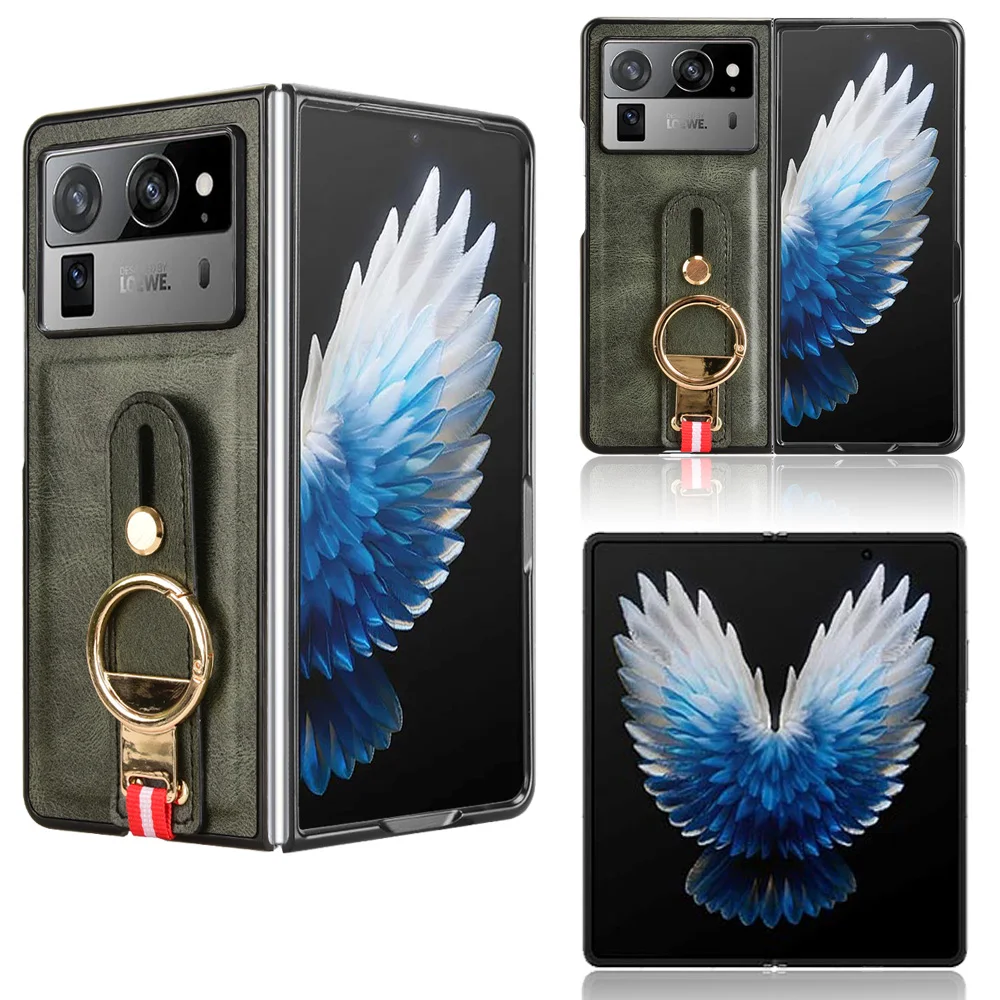 For Tecno Phantom V Fold2 Luxury Leather Flip Wallet Phone Case V Fold 2 AE10-OP AE10 OP AE10OP Case Stand Function Card Holder