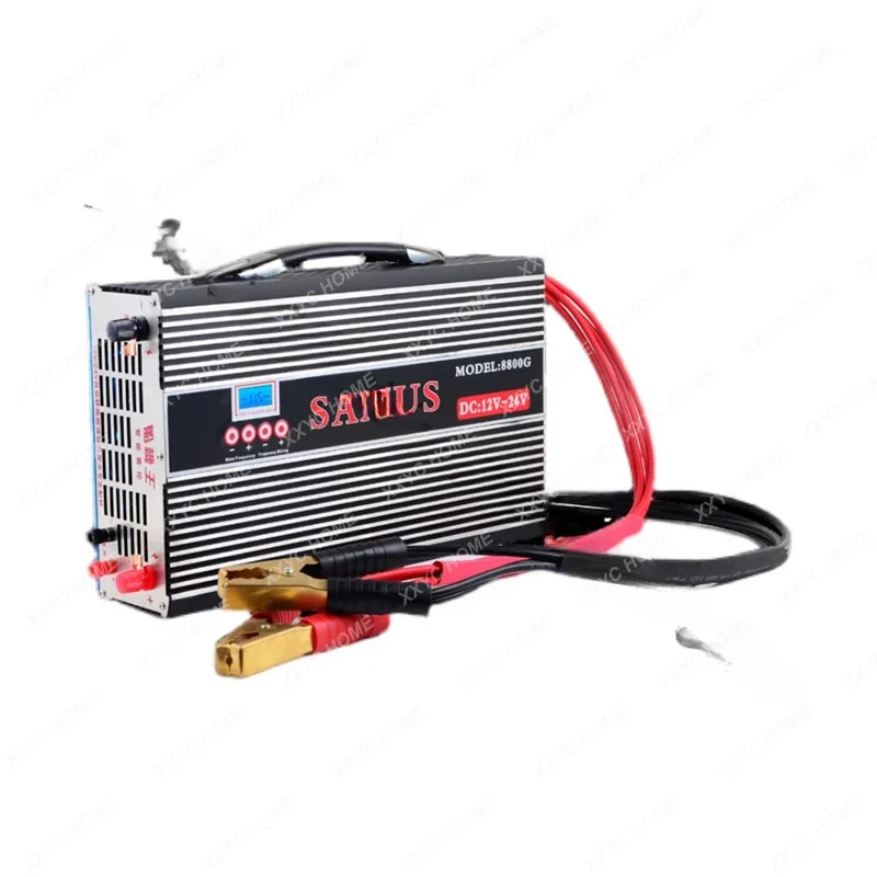 SAMUS 8800G 12-24V conversión inteligente impulso electrónico inversor de alta potencia, transformador/convertidor elevador