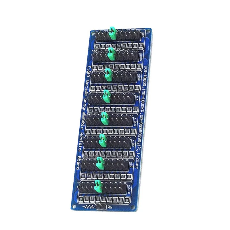 Programmable Eight Decade Resistor Board 0.1-9.9999999MΩ (0-10MS) Step Accuracy 1/2 W SMD Resistance Module 0.1R