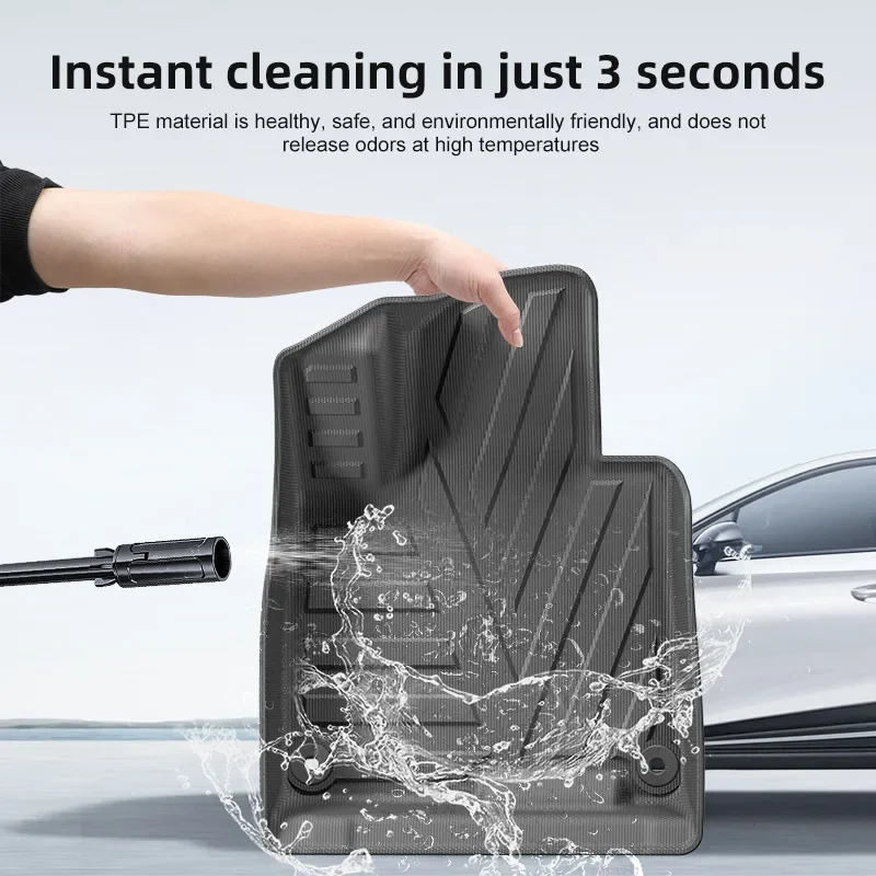 Custom Car Floor Mat for KIA Sportage 2022-2024 Custom 3D TPE Car Mats Waterproof Non-slip Carpet Auto Interior Accessories
