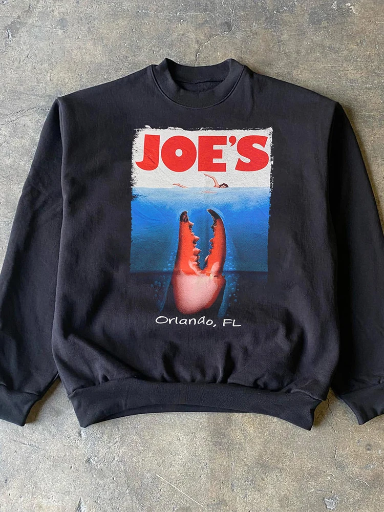 

Autumn Winter Dirt Creep Rock Band Vintage American Sweater Jumper Men Hip-hop Rock Band Sports Sweater Women Top