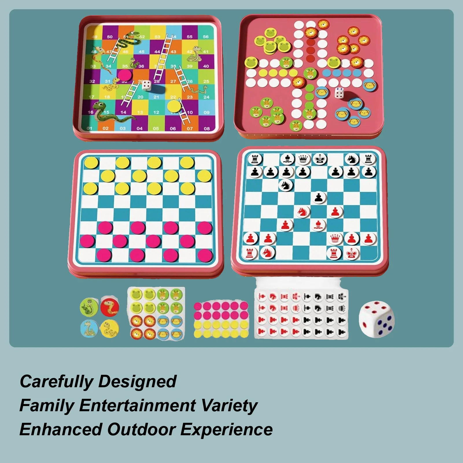 

Number Learning Checkers Board Game Educational Strategy Toy for Classroom Home School Entertainment Activity for Children