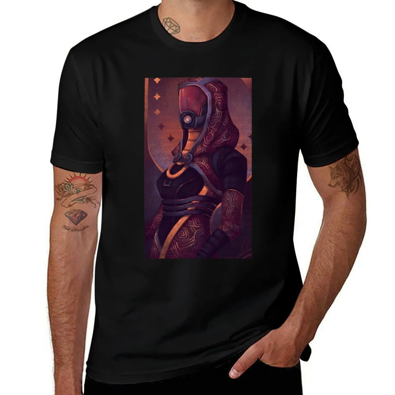 

Tali'Zorah vas Normandy T-Shirt man t shirt designer man graphic t shirt cotton t shirt pack T-shirt