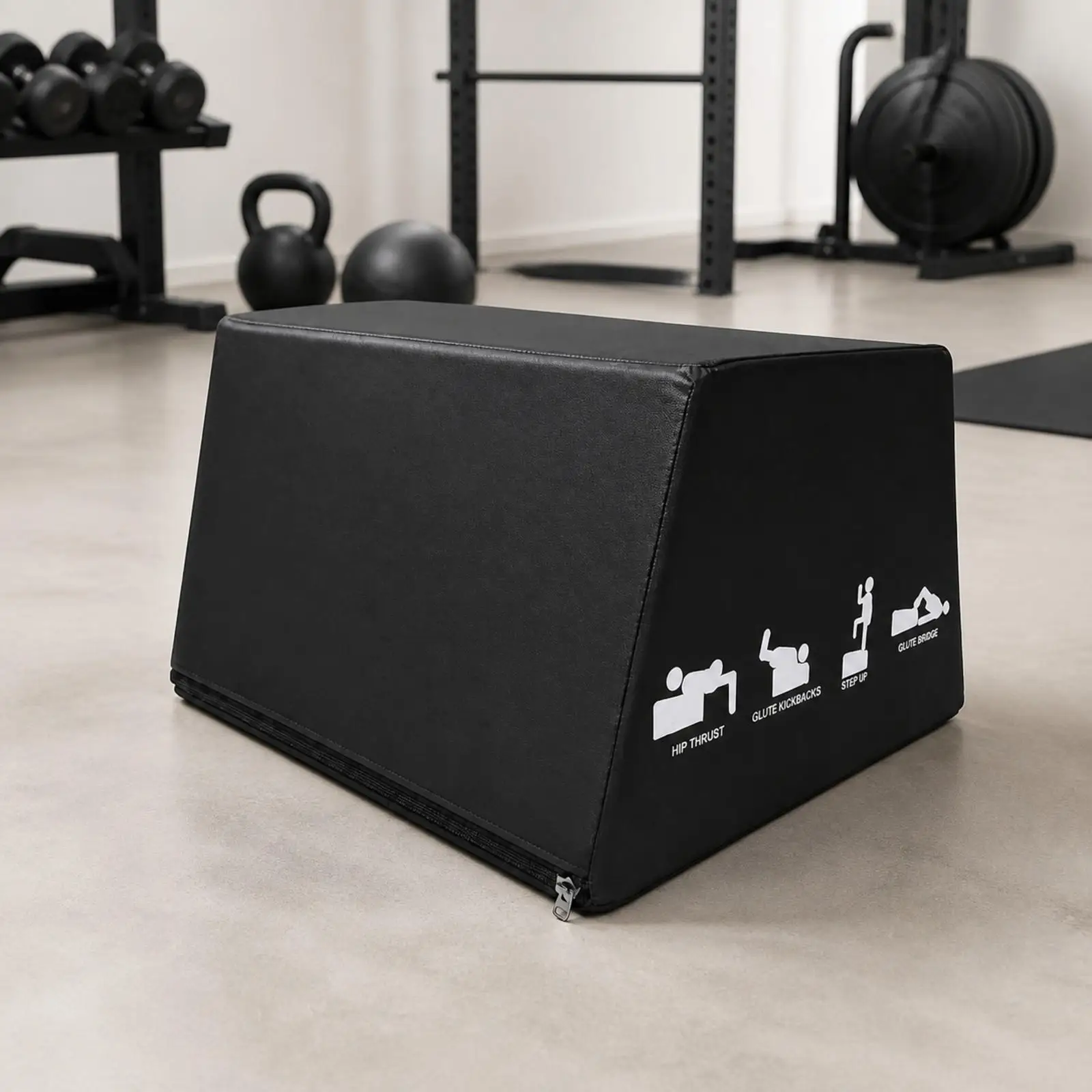 versatile-fitness-hip-thrust-bench-for-glute-kickbacks-and-core-workouts-pvc-plyometric-box-with-easy-clean-removable-cover