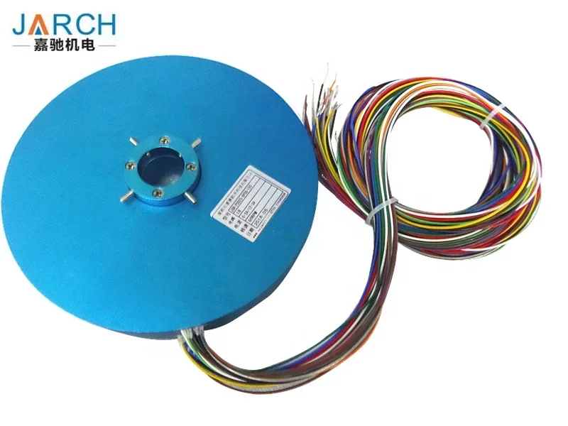 JARCH Low Torque 12 signals Flat crane Slip Ring 6 Circuits/5A Thickness bore slip ring 20mm