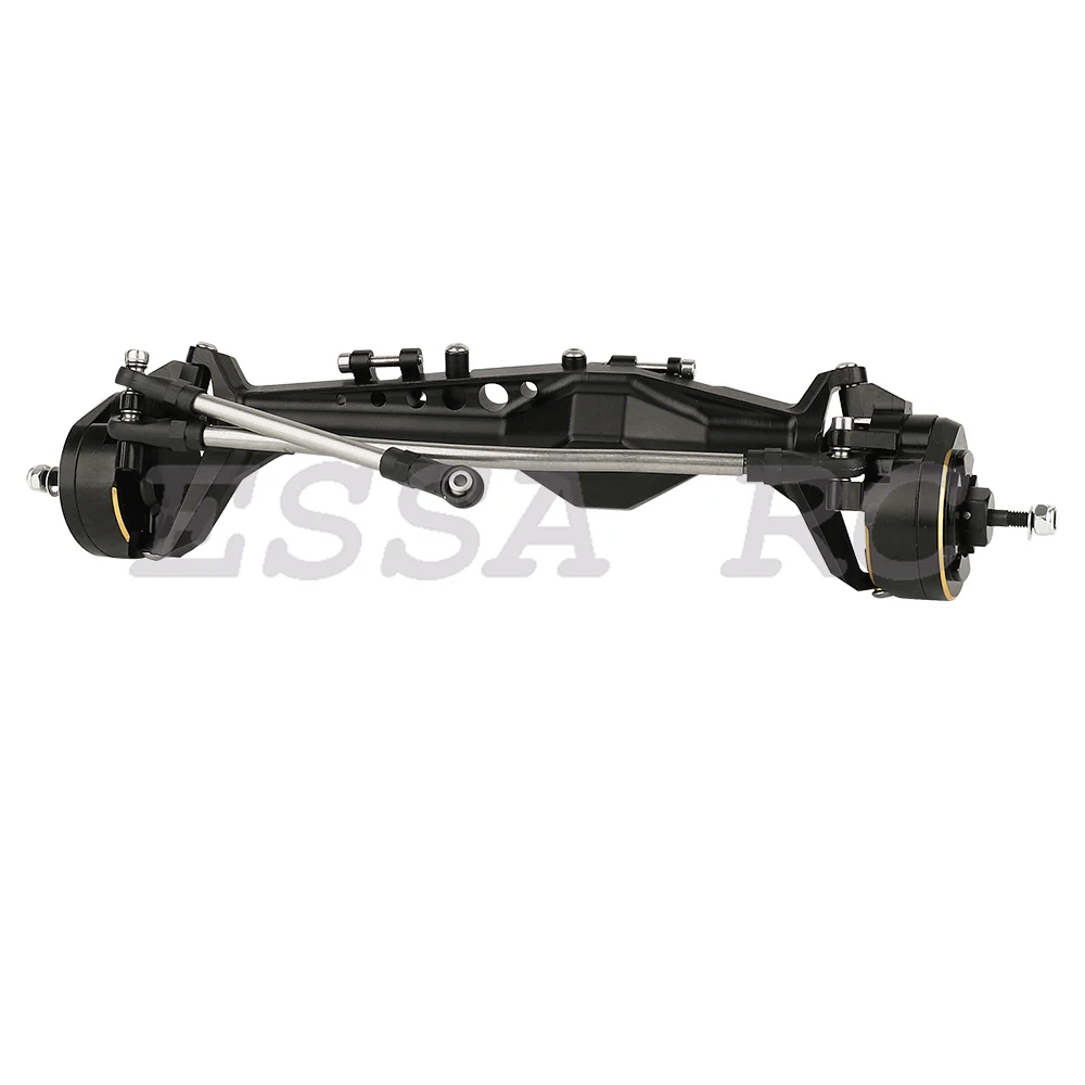 Aluminiowo-mosiężna ulepszona przednia tylna oś portalowa do 1/10 RC Car Axial Capra 1.9 UTB AXI03004 AXI03000T1 T2 Buggy F9 Upgrade Parts