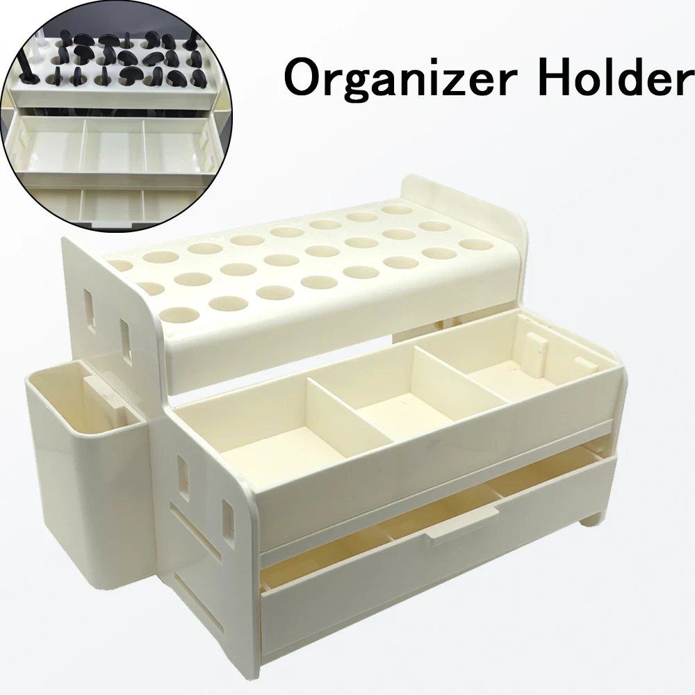 Dental Resin Composite Storage Holder for Composite Syringes & Accessories Organizer Oral Material Storage Applicator