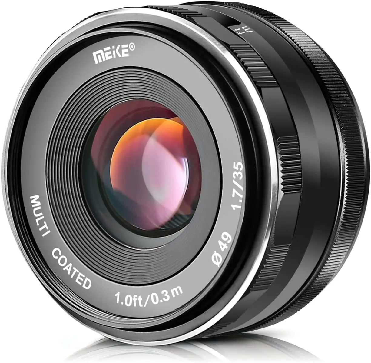 Meike 35mm F1.7 APS-C Lens for Panasonic Olympus 4/3 MFT M4/3 GH4 GH5 GH6 OM-1 Fujifilm X Sony E Canon EF-M M10 M5 Mount Cameras