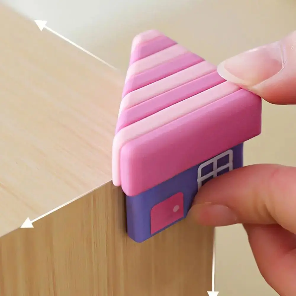 2Pcs Cartoon Table Corner Covers Babyproofing Anticollision Furniture Corner Bumper Guards House Design Corner Protectors