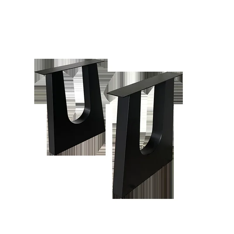 Modern simple legs carbon steel metal frame computer table legs bracket solid wood large board desk table feet