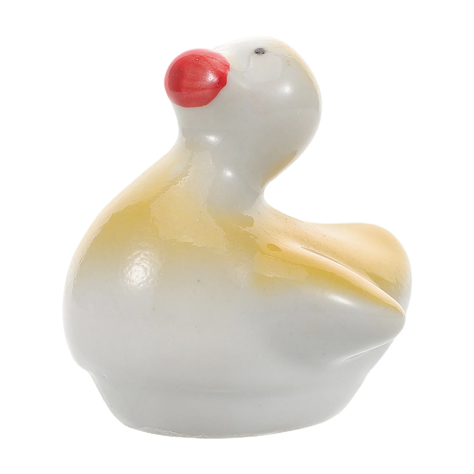 

Ceramic Float Duck Fish Tank Decorations Floating Aquarium Miniature for Home Ceramics Small Funny