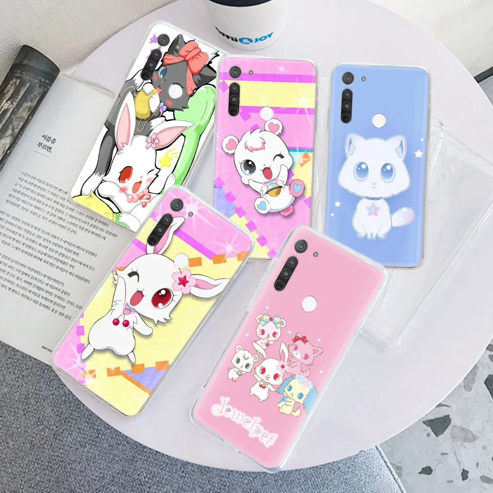 Cover for Motorola Moto Edge 20 Fusion E4 E5 Z2 Play GO G 5G Power G4 G6 Plus S30 Lite Soft Transparent Case ZR24 Jewelpet