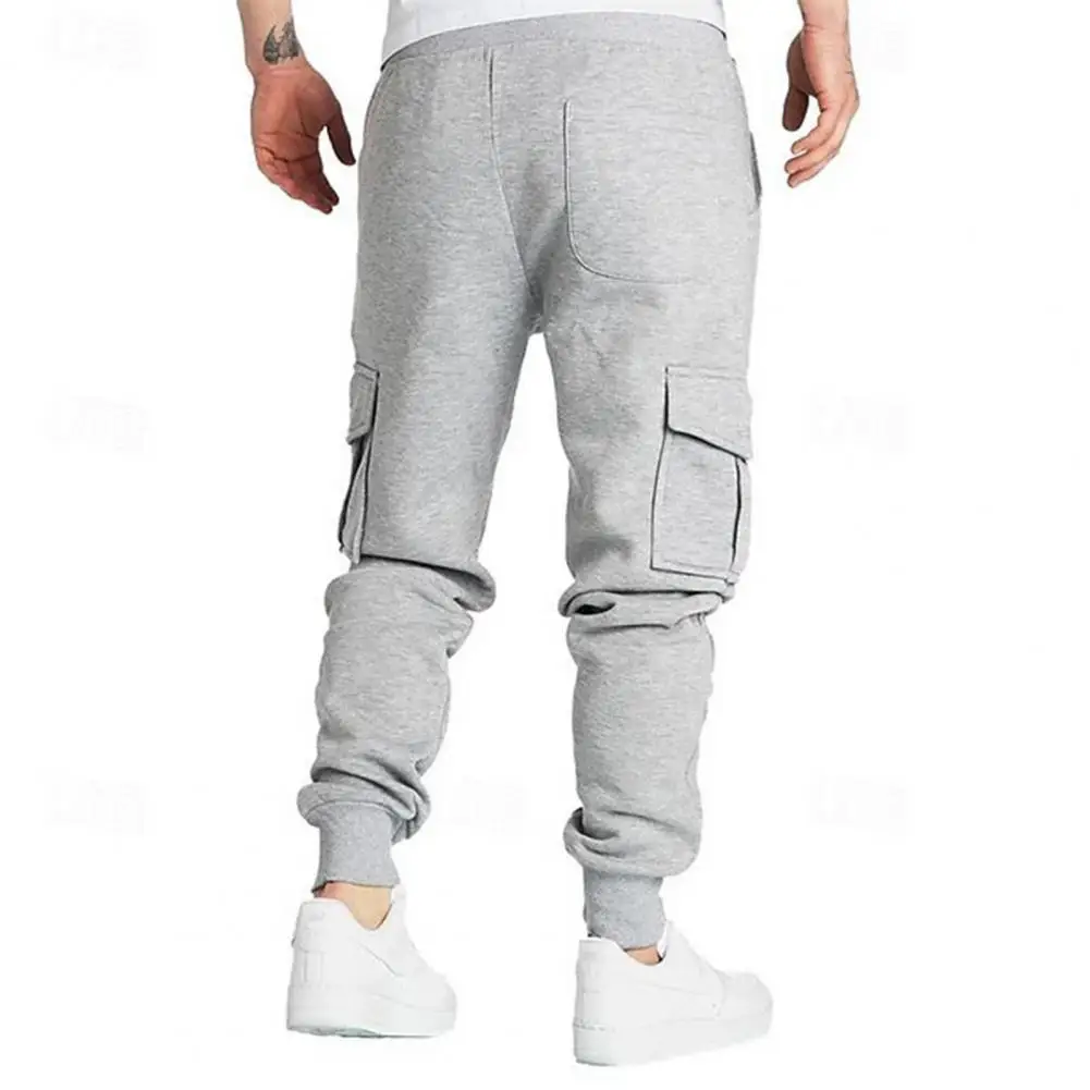 

Men's Joggers Pants Loose Drawstring Long Pants Men Multi-pocket Sweatpants Casual Cargo Trousers For Men Fitness