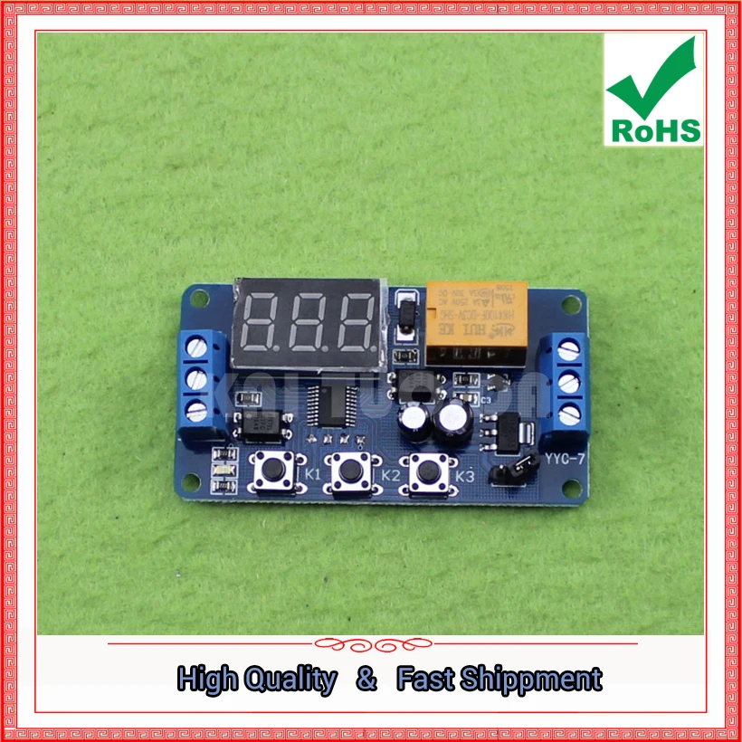 1 Way One Channel Relay Module 3V 3.7V 4.5v 5v 6v Trigger Delay Cycle Timer Switch Off Switch D1B4