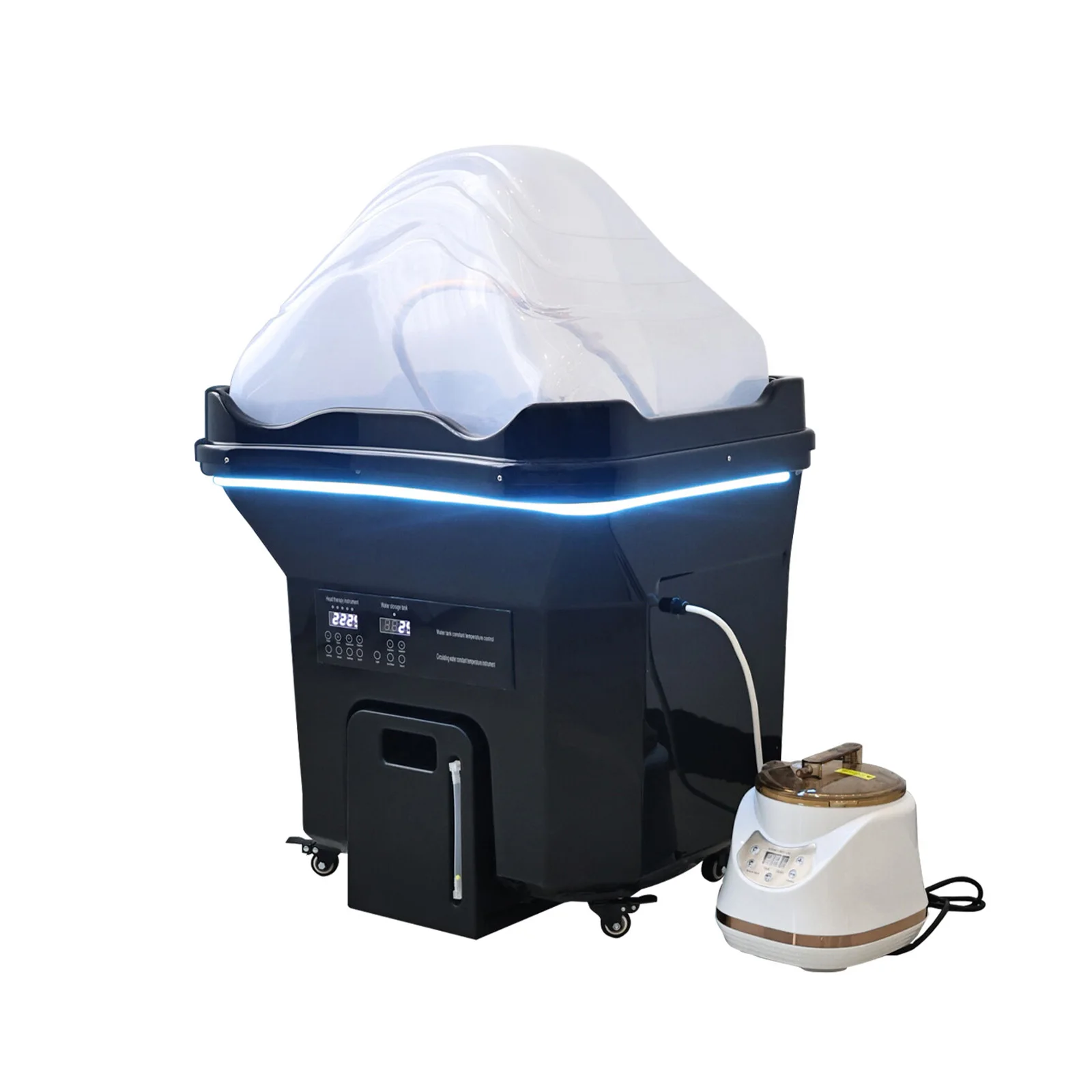 Head SPA Shampoo Basin with 60L Water Storage Tank and Water Cycle, Heating, Spliceable Massage Bed, Delivery within 2-10 Days