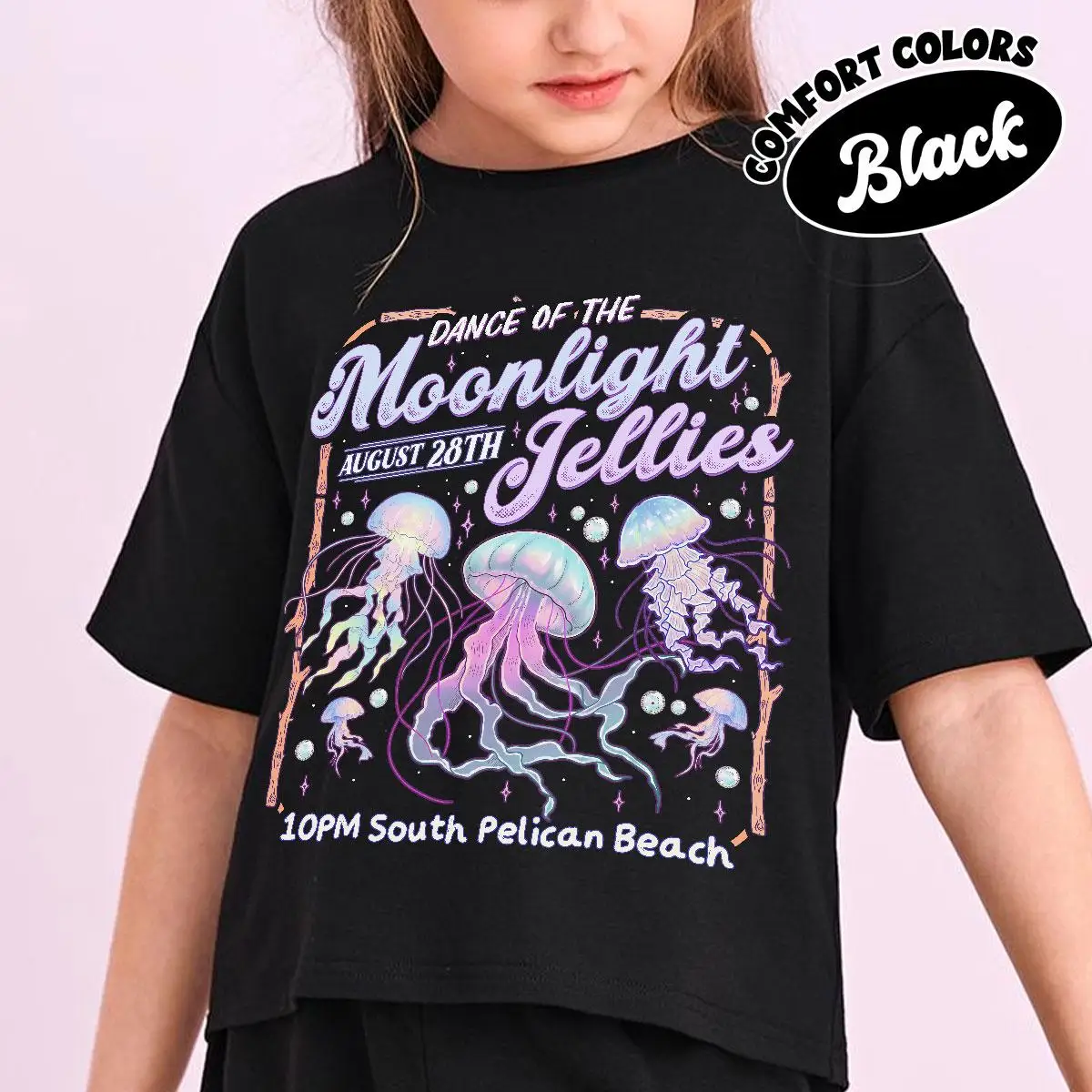 Dance of The Moonlight Jellies Colors Shirt, Pelican Tee Shirt, Gamer Gift T-shirt