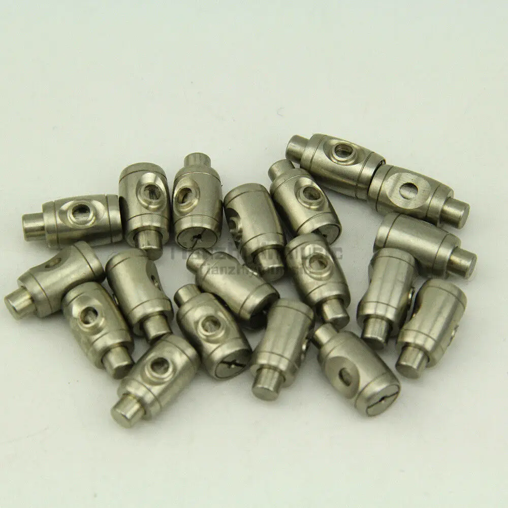 50pcs Drain Valve Water Key Spit Valve Assembly Parts for Trumpe Lot cupronickel