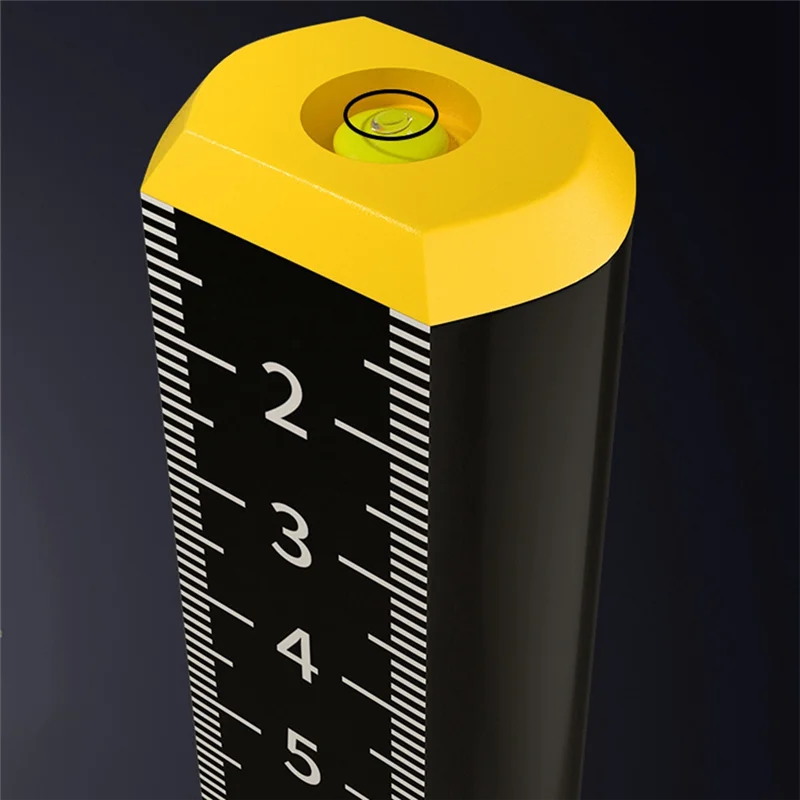 A60F-4Pcs Leveling Artifact Ceiling Leveling Double-Sided Ruler Equal Height Ruler Gradienter Stick Wall Lay Floor Tiles Tool