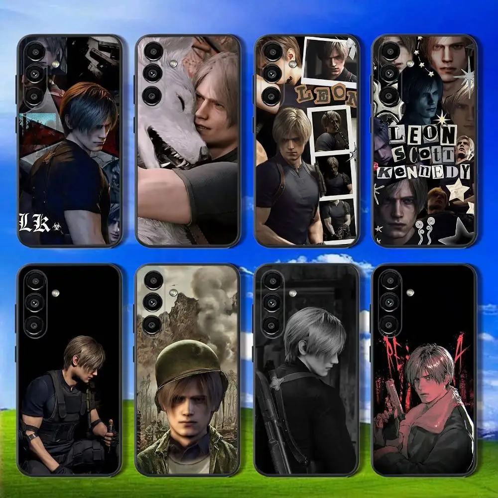 

L-Leon Scott K-Kennedy Phone Case For Samsung Galaxy A13,A21s,A22,A31,A32,A52,A53,A71,A80,Soft Black Shell