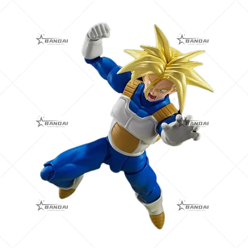 Bandai Original Dragon Ball Super S.H.Figuarts SUPER SAIYAN TRUNKS Bandai อะนิเมะรุ่นของเล่น Action Figure Collection ของขวัญ