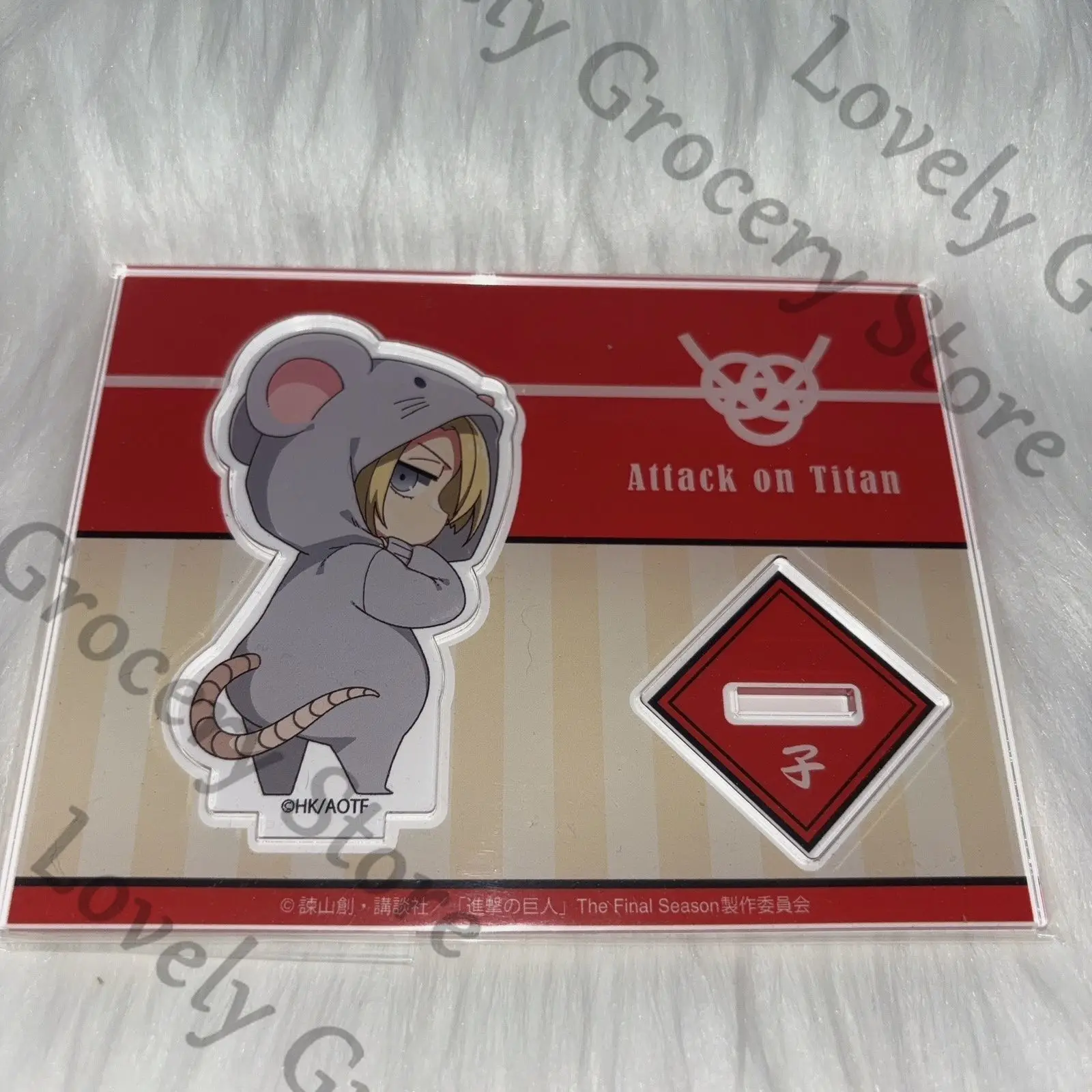 アニメ進撃の巨人アルミン・アルレルト・イーミル・ジャン・カールシュタイン・アニ・レオンハート進撃の巨人コスプレアクリルサインスタンドフィギュアギフト