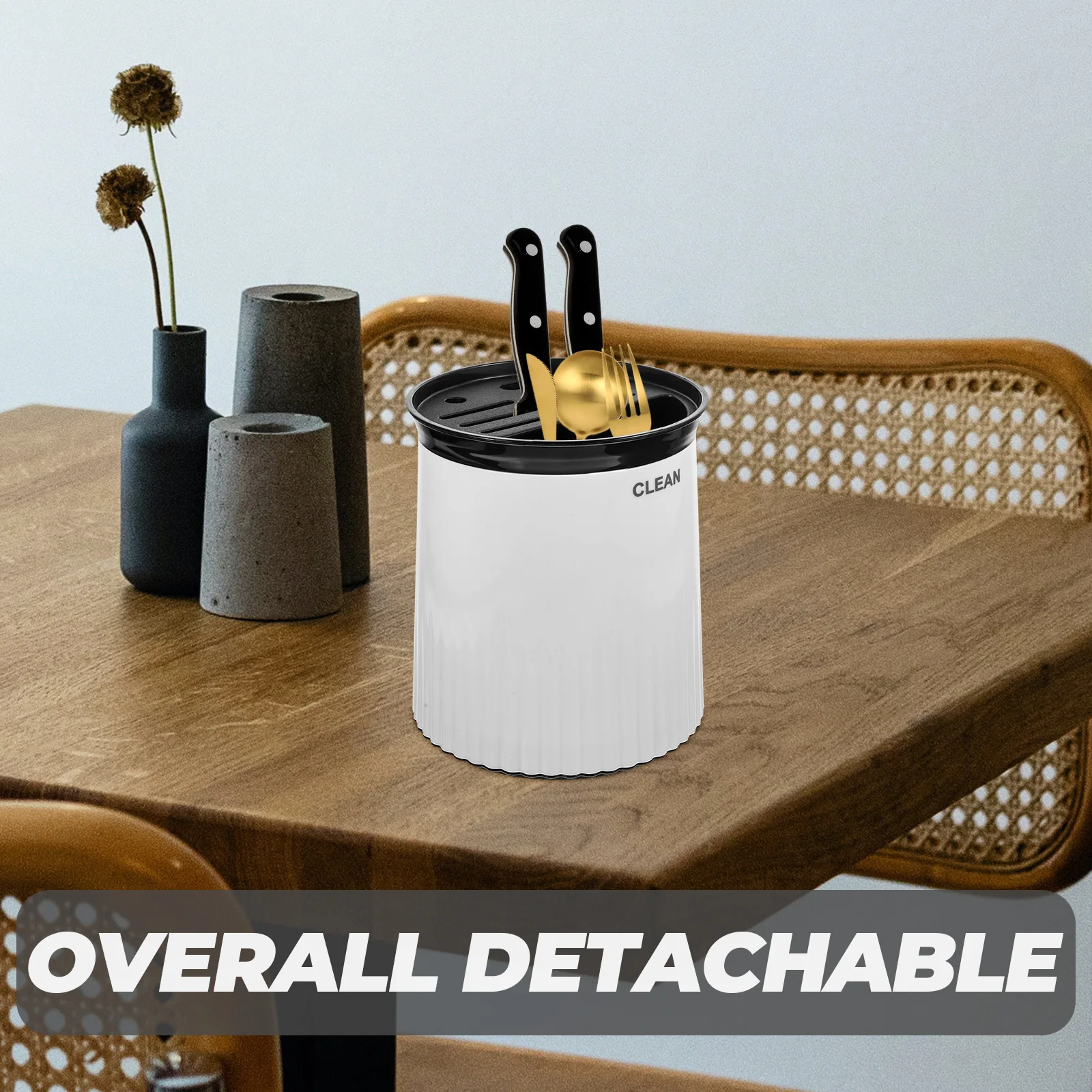 

Draining Chopsticks Cage Kitchen Tools Holder Space Saving Utensil Cutlery for Countertop Small