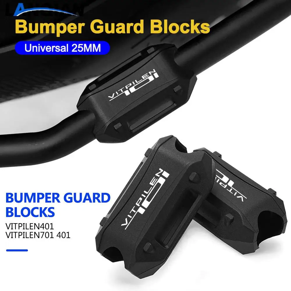 

Motorcycle 25MM Accessories Engine Guard Crash Bar Bumper Protection Decorative Block For HUSQVARNA VITPILEN401 Vitpilen701 401