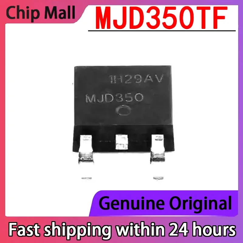 

10PCS Brand New Original MJD350TF Packaged TO252 300V 500mA Transistor (BJT) Genuine