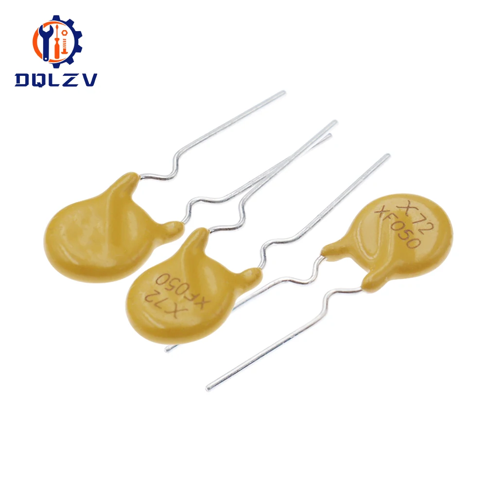 Fusible Réarmable PPTC RXEF050 XF050 72V 0.5A 500MA Pas 5mm