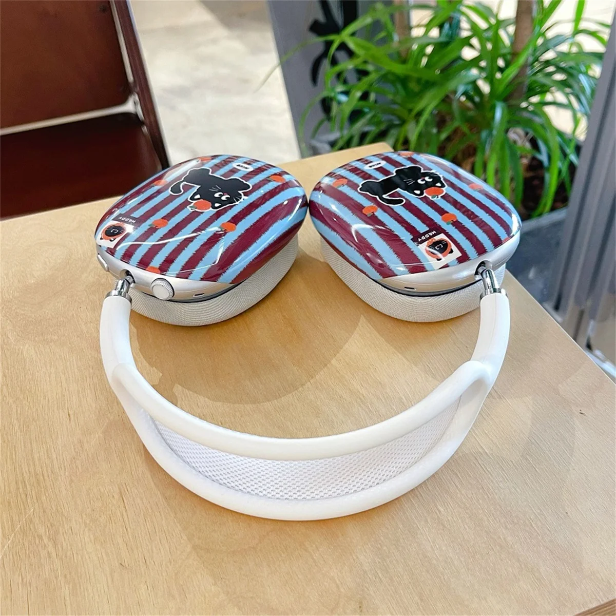 حافظة AirPods Max، تصميم نمط قطة لطيف، غطاء حماية لسماعات الرأس Kawaii Girls Boys لهاتف Apple Air Pod Max #6