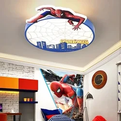 New Marvel Spiderman children's room eye protection lamp for boys Nordic simple modern style cartoon bedroom led ceiling lamp