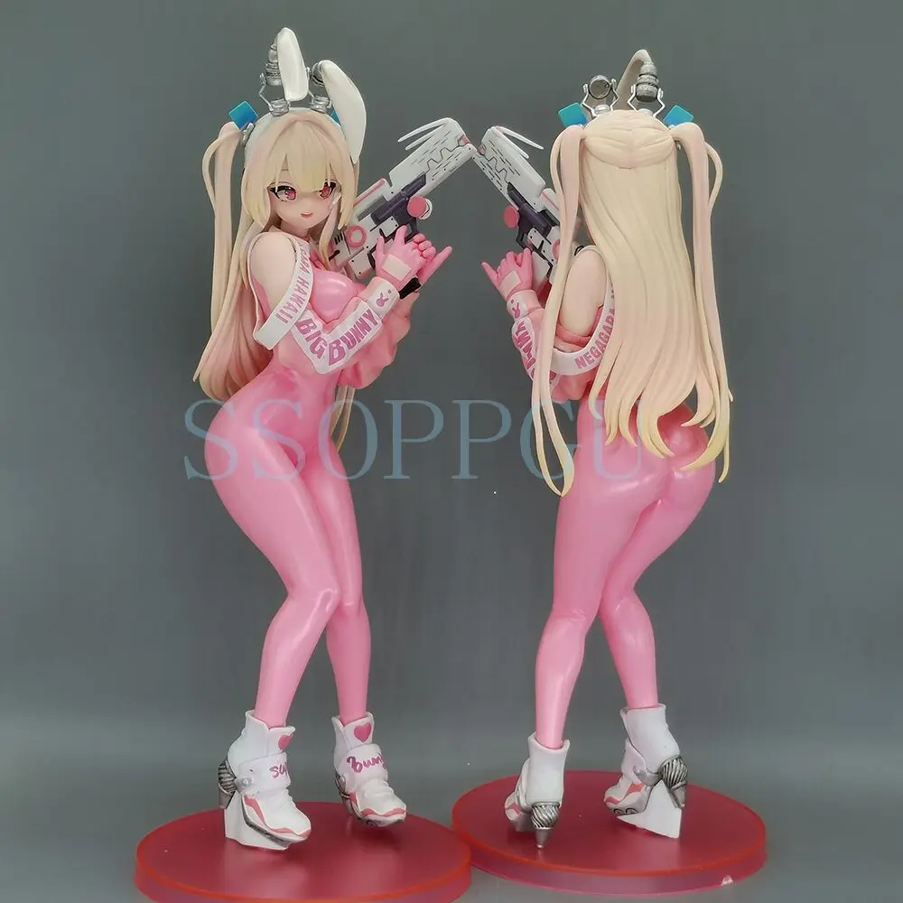 Rosa Super Bunny Girl Figur Hobby Sakura DDUCK KONG 25 cm Anime PVC Action Figur Spielzeug Super Bunny Statue Sammlung Modell Puppe