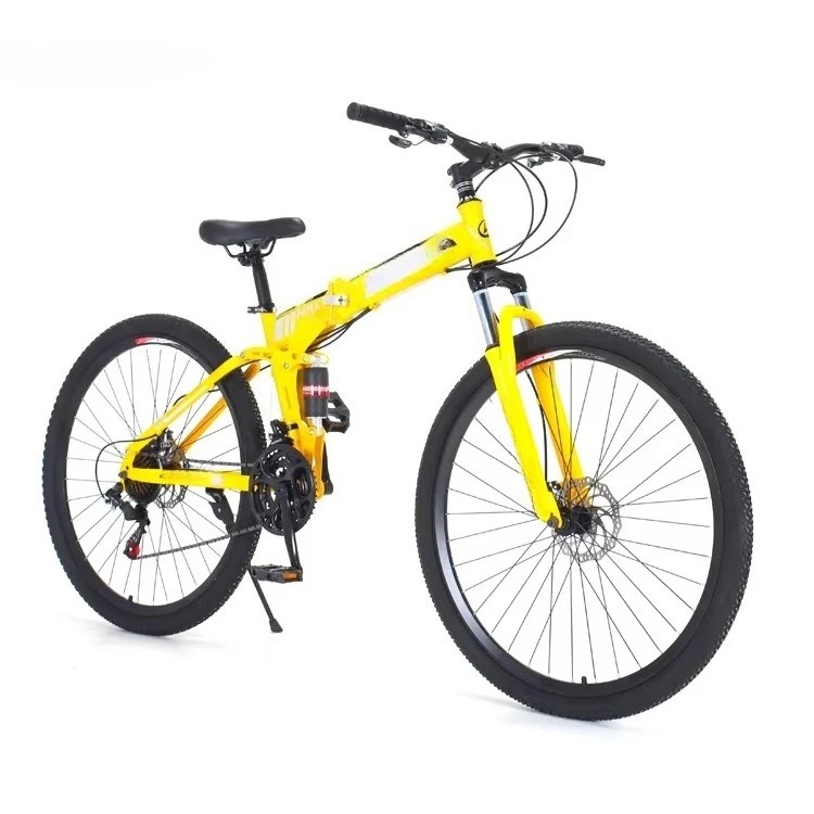 

26 Inch New Fashion Men's Mountain Bike 16 kg Carbon Steel 16-Speed Folding Bicycle with Disc Brake Designed in Tianjin
