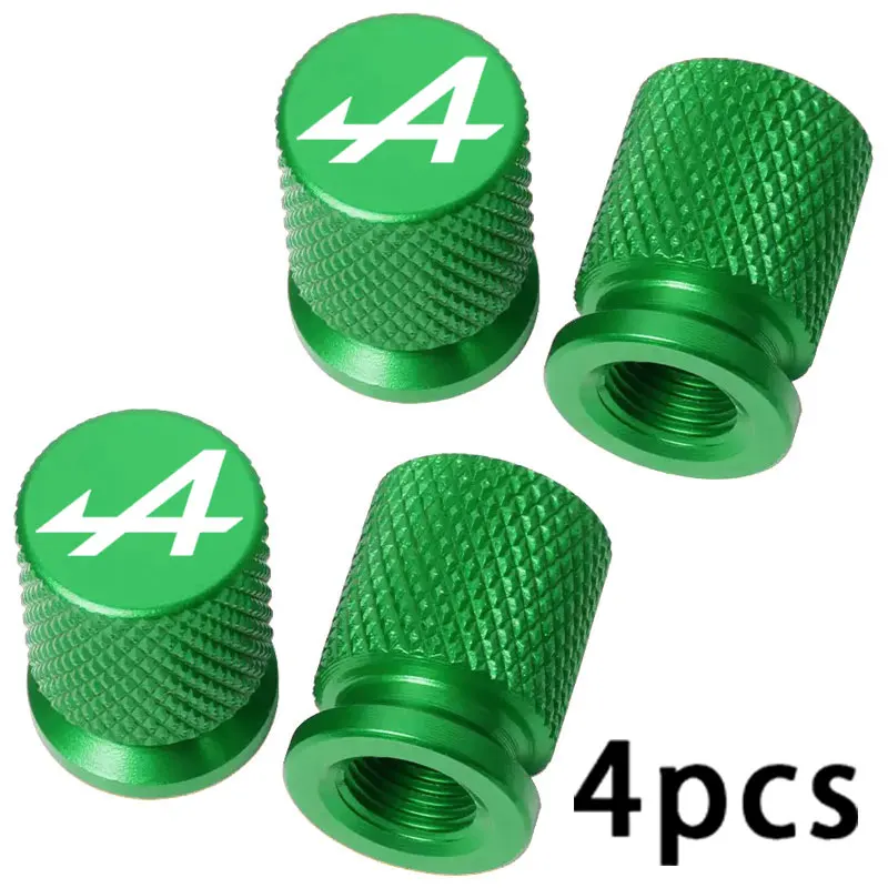 4 Stück Bunte Auto-Zubehörteile Reifenventilkappen für Alpine Megane 3 4 5 Duster Espace Logan Clio Austral Espace Arkana Scenic – Detail 7