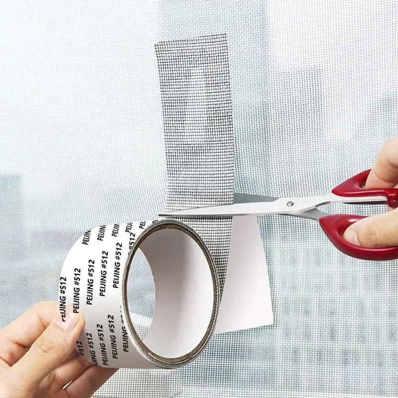 2M Window Screen Mosquito Net Repair Tape Self-adhesive Covering Wire Mesh Tape Seal for Window Door Tears Holes Patch Repair