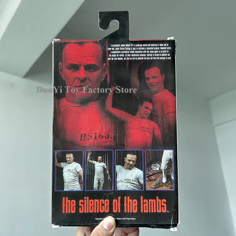 네카 피규어 램스의 침묵 한니발 렉터 탈옥 액션 피규어 모델 장난감 귀여운 인형 관절 가동 크리스마스 선물